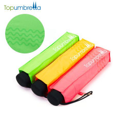 fashional fluorescent color 99% uv protection advertising plegable paraguas de regalo